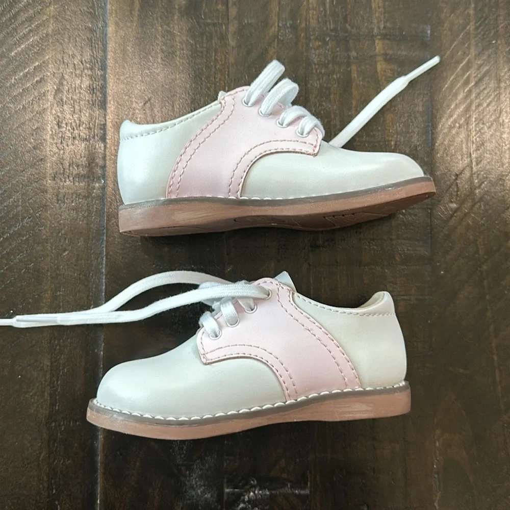 FOOTMATES Cheer White Pink Shoes